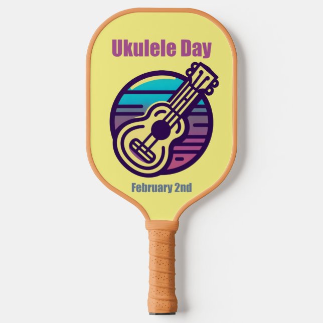 Raquette De Pickleball 2 février - Journée Ukulele (Recto)