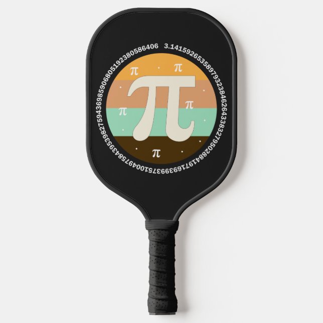 Raquette De Pickleball 3.14 Conception de la Journée nationale Pi - Idée  (Recto)