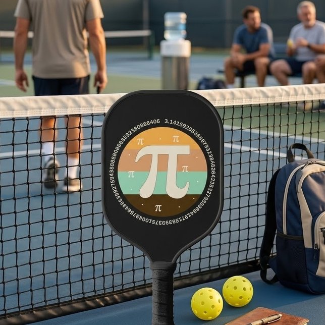 Raquette De Pickleball 3.14 Conception de la Journée nationale Pi - Idée  (Créateur téléchargé)