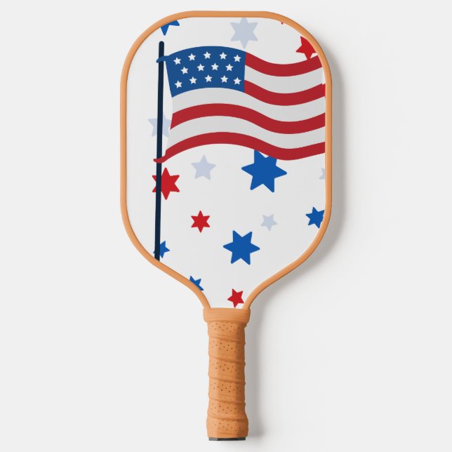 Raquette De Pickleball 4 juillet fête (Recto)