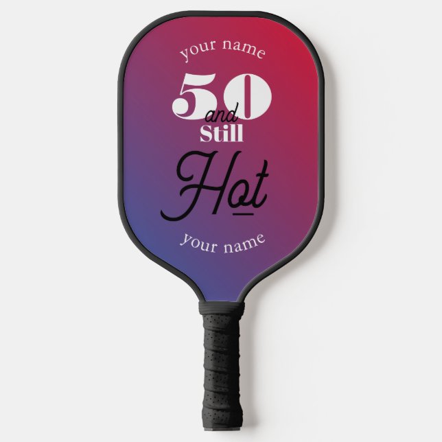 Raquette De Pickleball 5O et toujours chaud (Recto)
