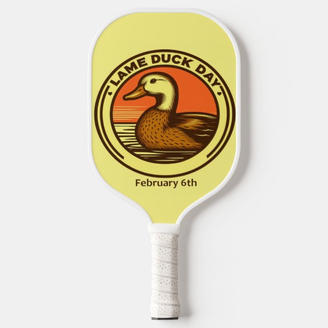 Raquette De Pickleball 6 févr. - Jour du canard (Recto)