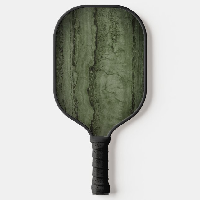 Raquette De Pickleball À feuillage persistant abstrait en marbre de grani (Recto)