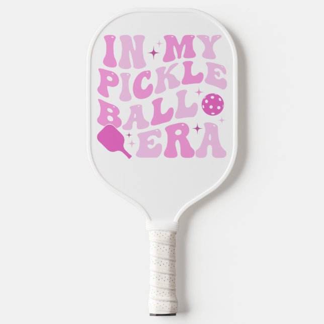 Raquette De Pickleball À l'ère de mon Pickleball | Lettres Super roses (Recto)