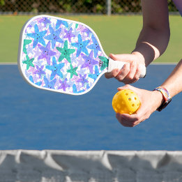 Raquette de Pickleball à motif étoile souriante