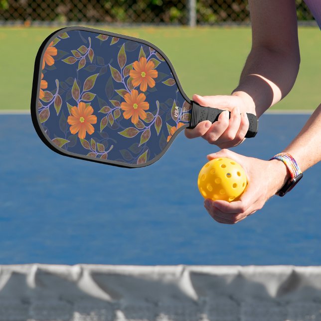Raquette De Pickleball À motif floral  (Créateur téléchargé)