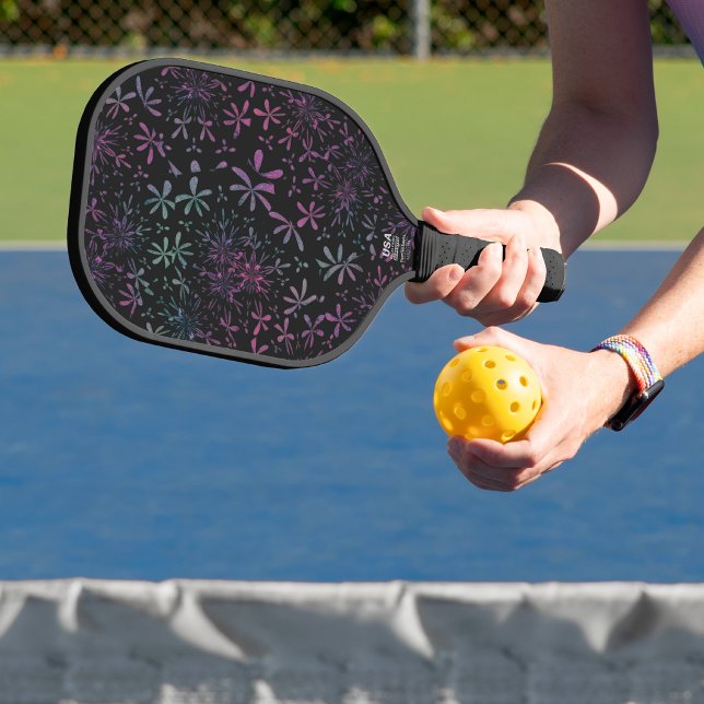 Raquette De Pickleball À motif floral  (Créateur téléchargé)