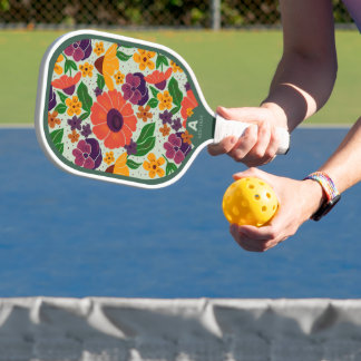 Raquette de Pickleball à Motif Floral Jardin Vibra