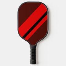 Raquette de Pickleball à rayures rustiques de cour
