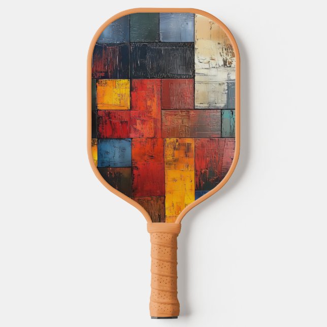 Raquette De Pickleball Abstrait coloré (Recto)
