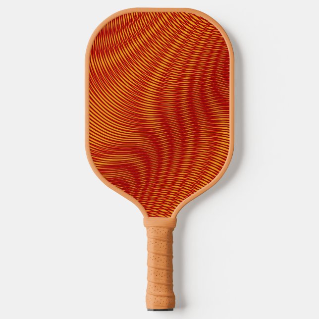 Raquette De Pickleball Abstrait Moderne Fondu Cuivre Moiré Effet personna (Recto)