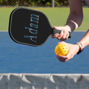 Raquette De Pickleball Adam Nom Fabriqué Avec Une Image De Plage