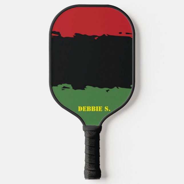 Raquette De Pickleball Afrique, Couleurs africaines, Personnalisé (Recto)