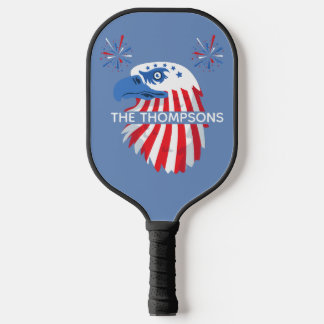 Raquette De Pickleball Aigle chauve patriotique Amérique 250e 4 juillet