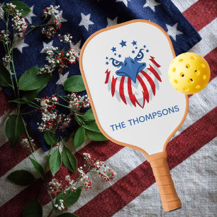 Raquette De Pickleball Aigle chauve patriotique Amérique 250e 4 juillet