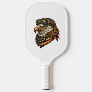 Raquette de pickleball aigle chauve patriotique av