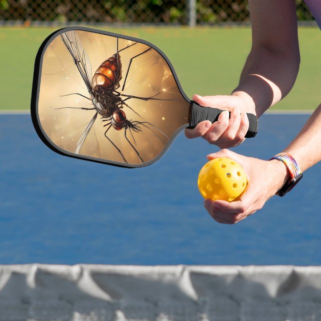 Raquette De Pickleball Ailes complexes : L'art fractal des moustiques (Insitu)