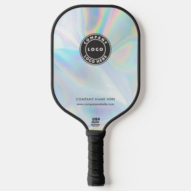Raquette De Pickleball Ajouter votre logo d'entreprise Employé holographi (Recto)