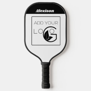 Raquette De Pickleball Ajouter votre nom de société de texte Logo