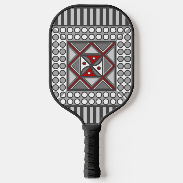 Raquette De Pickleball Alternatif géométrique (Recto)