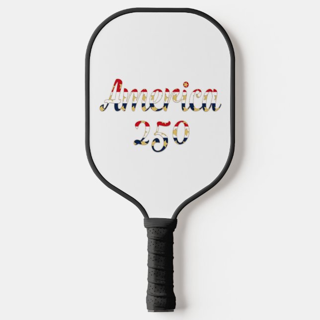 Raquette De Pickleball America 250 red white blue gold Pickleball Paddle (Recto)