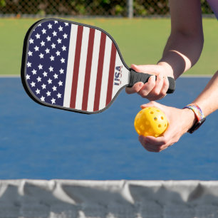 Raquette De Pickleball America Drapeau américain Motif américain