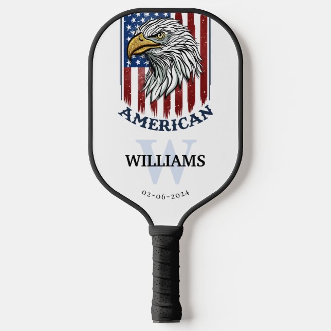 RAQUETTE DE PICKLEBALL AMÉRICAIN (Recto)