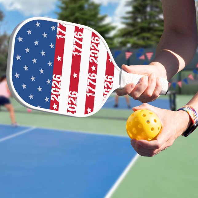 Raquette De Pickleball America's 250th Stars And Stripes1776-2026 (Créateur téléchargé)