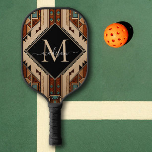 Raquette De Pickleball Amérindien Motif Culture indienne Style Boho