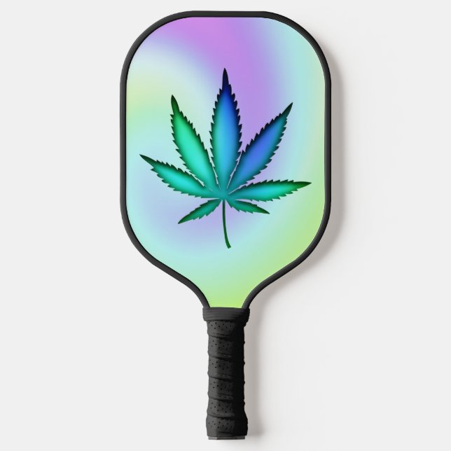 Raquette De Pickleball Amour arc-en-ciel (Recto)