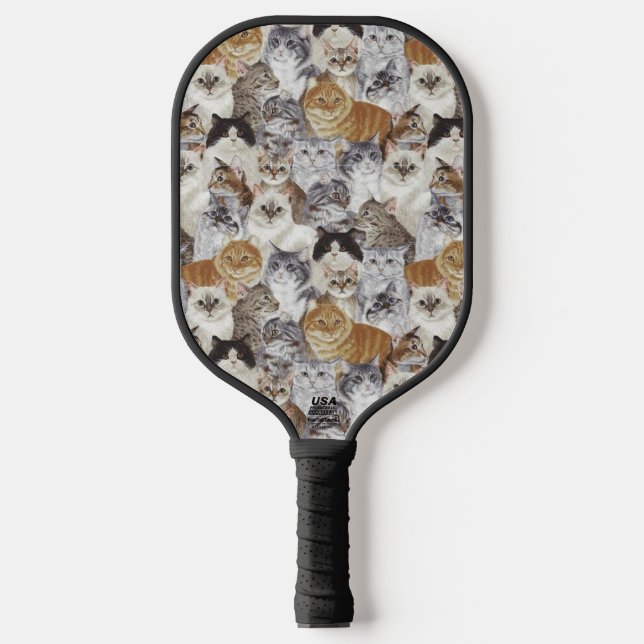 Raquette De Pickleball Amoureux de les chats Pickleball Paddle (Recto)