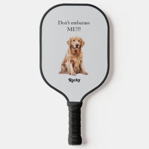 Raquette De Pickleball Amusant Personnalisé Aquarelle Animaux