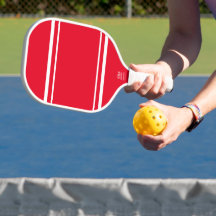 Amusant Sport moderne brillant Rouge blanc rayures