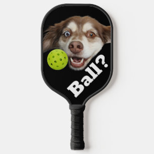 Raquette De Pickleball Amusante balle de chien de balle poète amoureux Pi