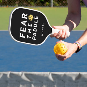 Raquette De Pickleball Amusement Noir et Blanc Redoutez La