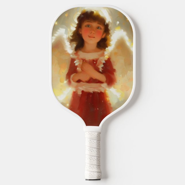 Raquette De Pickleball Ange de Noël (4) (Recto)