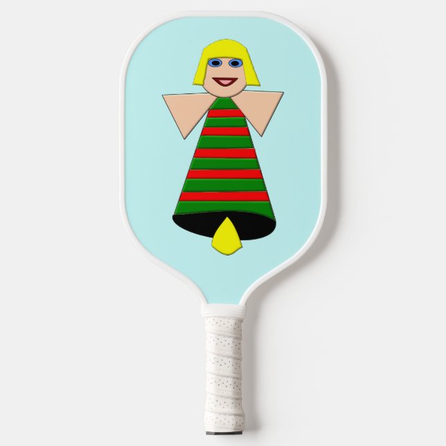 Raquette De Pickleball Ange de Noël Bell (Recto)