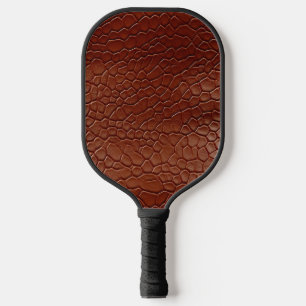 Raquette De Pickleball Animal Brown en cuir de l'Ouest