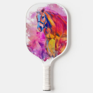 Raquette De Pickleball Animal de peintre - Cheval
