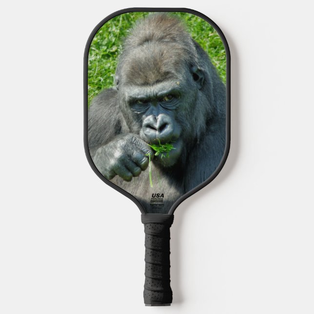 RAQUETTE DE PICKLEBALL ANIMAUX SAUVAGES - GORILLES (Recto)