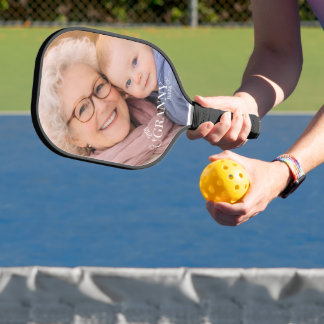 Raquette De Pickleball Année d'établissement de la photo de grand-mère mo