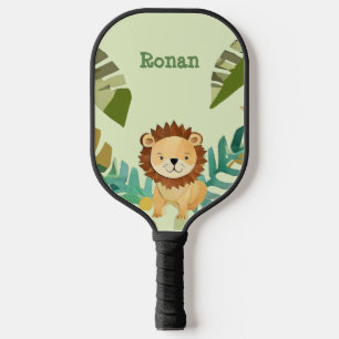 Raquette De Pickleball Anniversaire du petit prince lion de la jungle