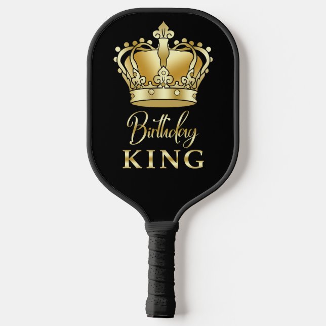 Raquette De Pickleball Anniversaire King Gold Couronne Royal Queen Luxe (Verso)