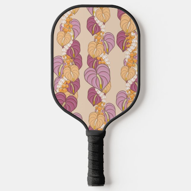 Raquette De Pickleball Anthurium Puakenikeni Lei Pickleball Paddle (Recto)