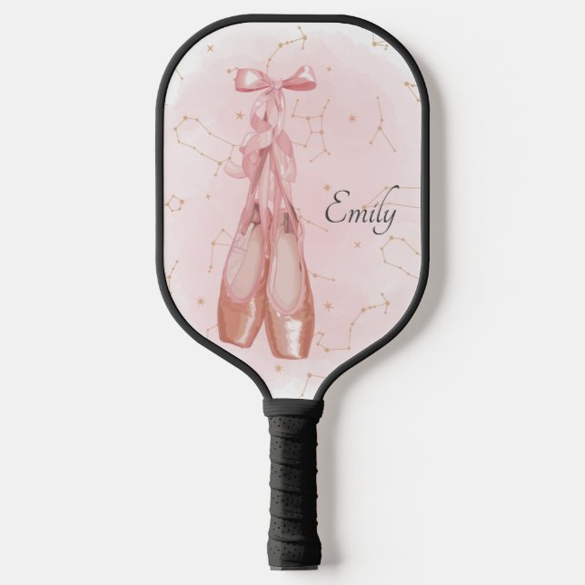 Raquette De Pickleball Aquarelle Ballerina Dancer Thème (Recto)