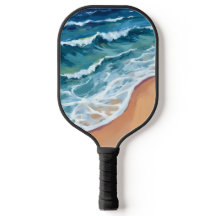 Aquarelle Blue Ocean Waves