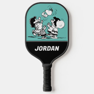 Raquette De Pickleball Arachides Gang Lifting Snoopy   Ajouter Votre Nom
