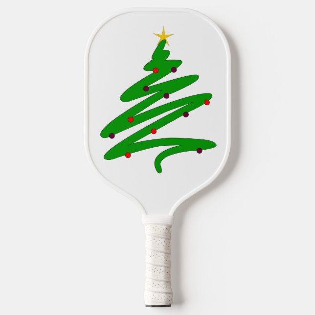 Raquette De Pickleball Arbre de Noël (Recto)