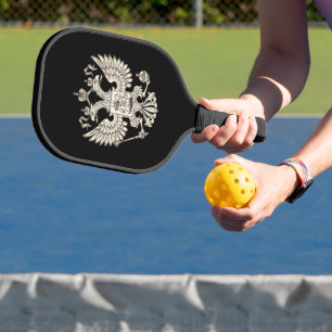 Raquette De Pickleball Armoiries de la Russie - version blanche