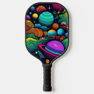 Raquette De Pickleball Arrière-plan de planète